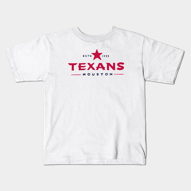 Houston Texaaaans 10 Kids T-Shirt by Very Simple Graph